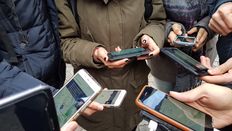 Spielend lernen bei Schnitzeljagd mit Smartphone durch Bremen am 10. Februar 2018. (Foto: BEACONING)